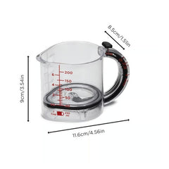 4-In-1 Adjustable Measuring Cup Multi-Functional Measuring Cup With Scraper-Style Seal Base Measurings Cube Cups For Cooking